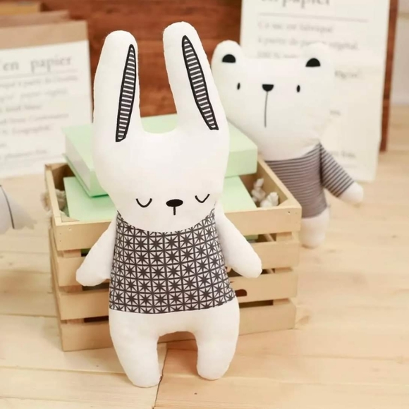 Handmade Nordic Decor Animals Pillow for Kids Room/ Baby Pillow - Picture 3 of 7